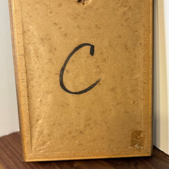 Vintage 1960's framed Wall Plaques Little Boy, Dog, Bathing-Liddle Gregor - Picture 5 of 8